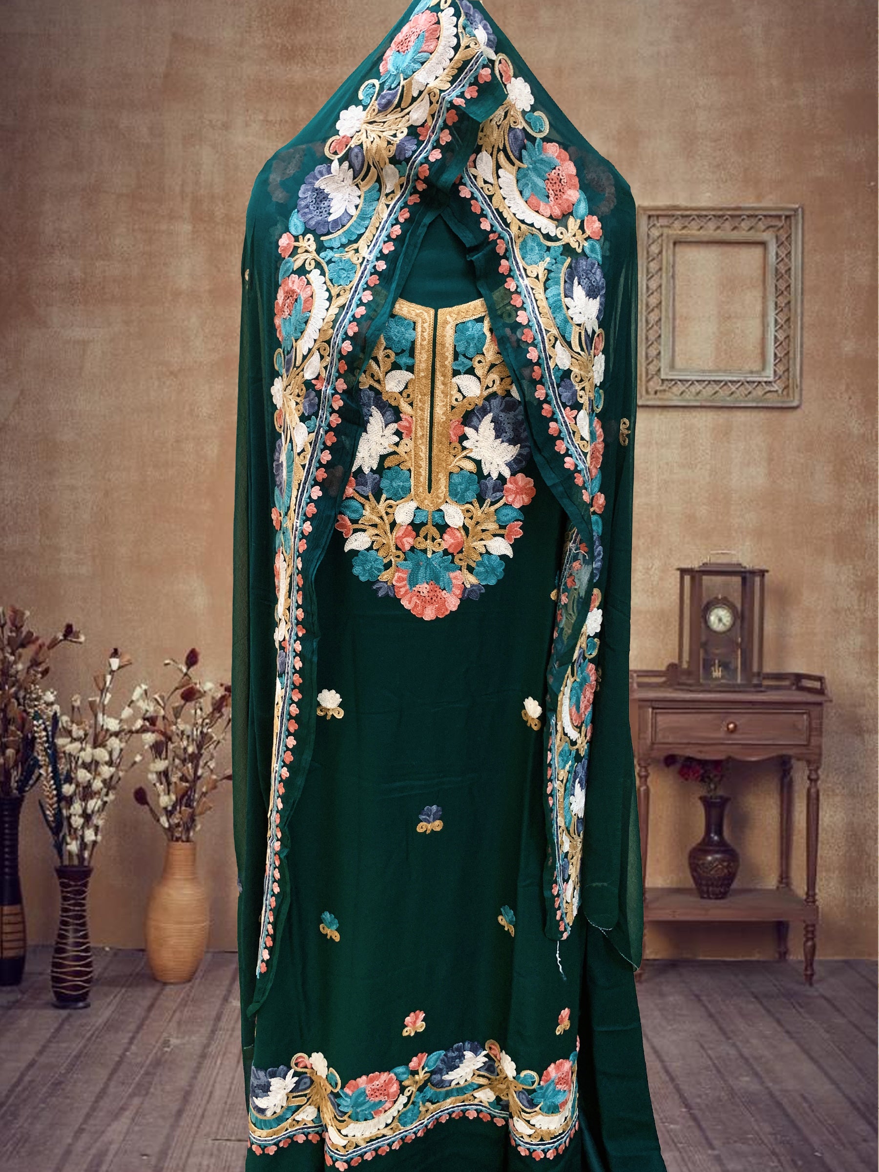 SS Creations Kashmiri Suit SSAPR1411