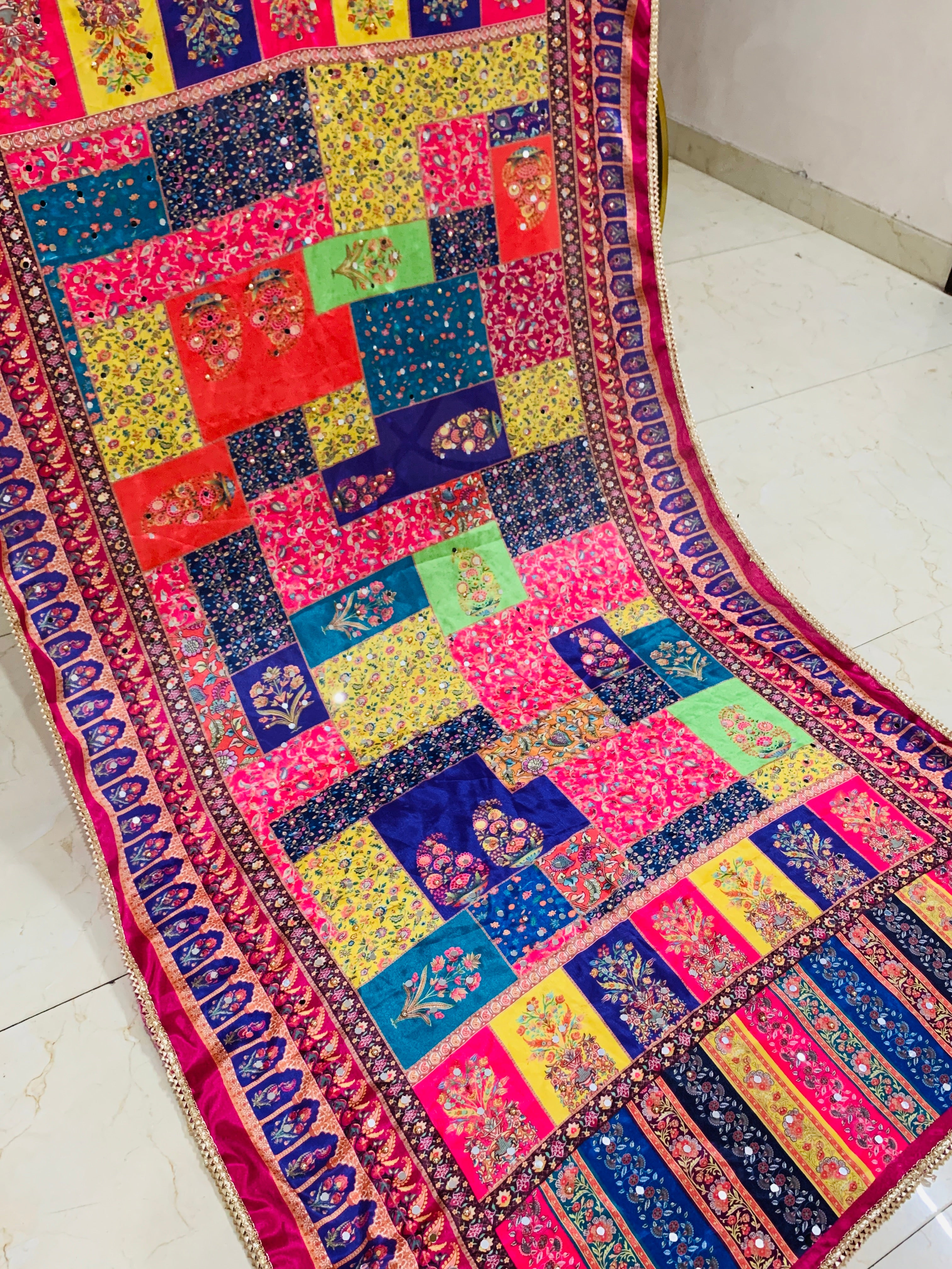 SS Creations Mirror Work Dupatta KARACHI