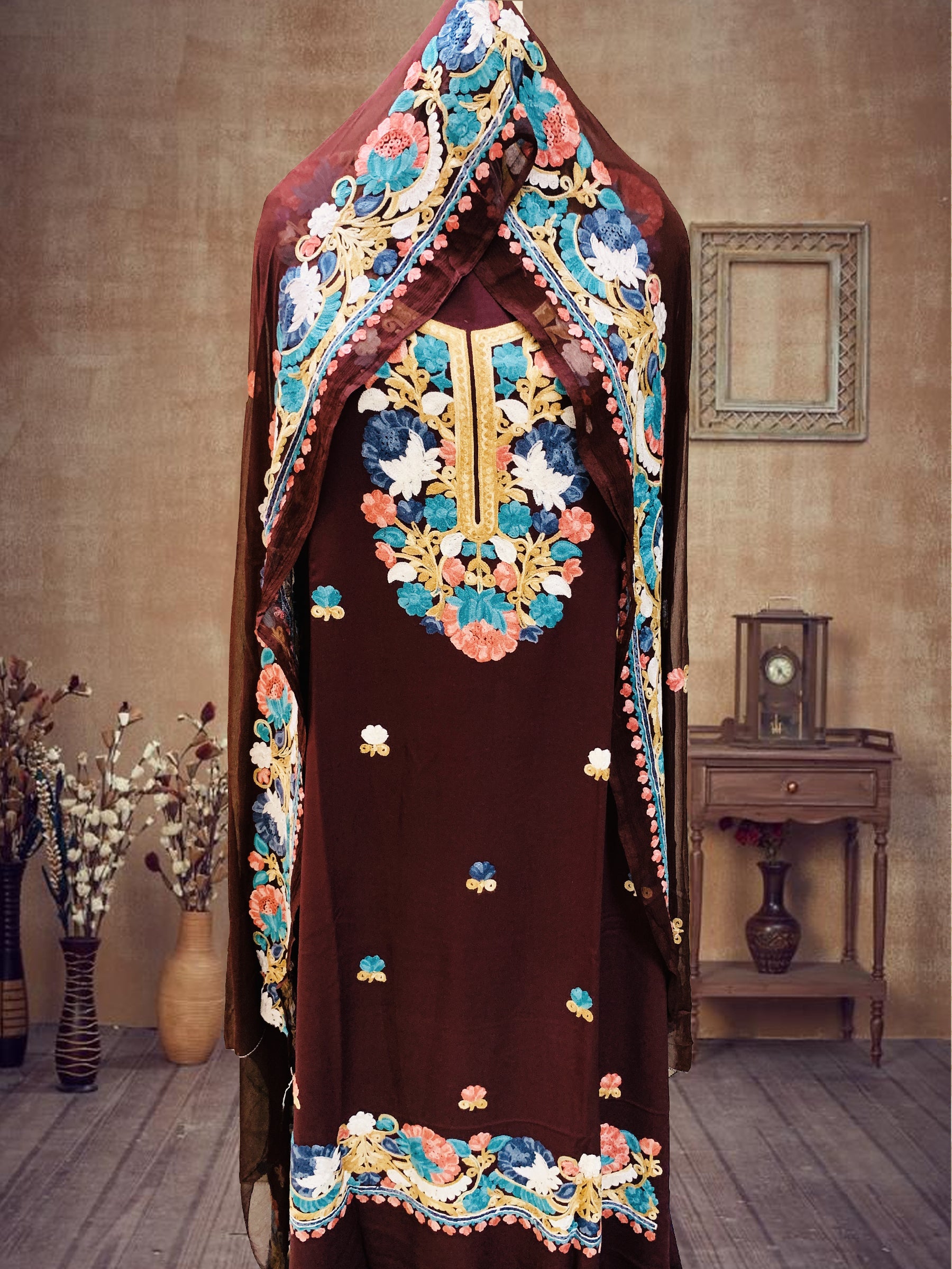 SS Creations Kashmiri Suit SSAPR1410