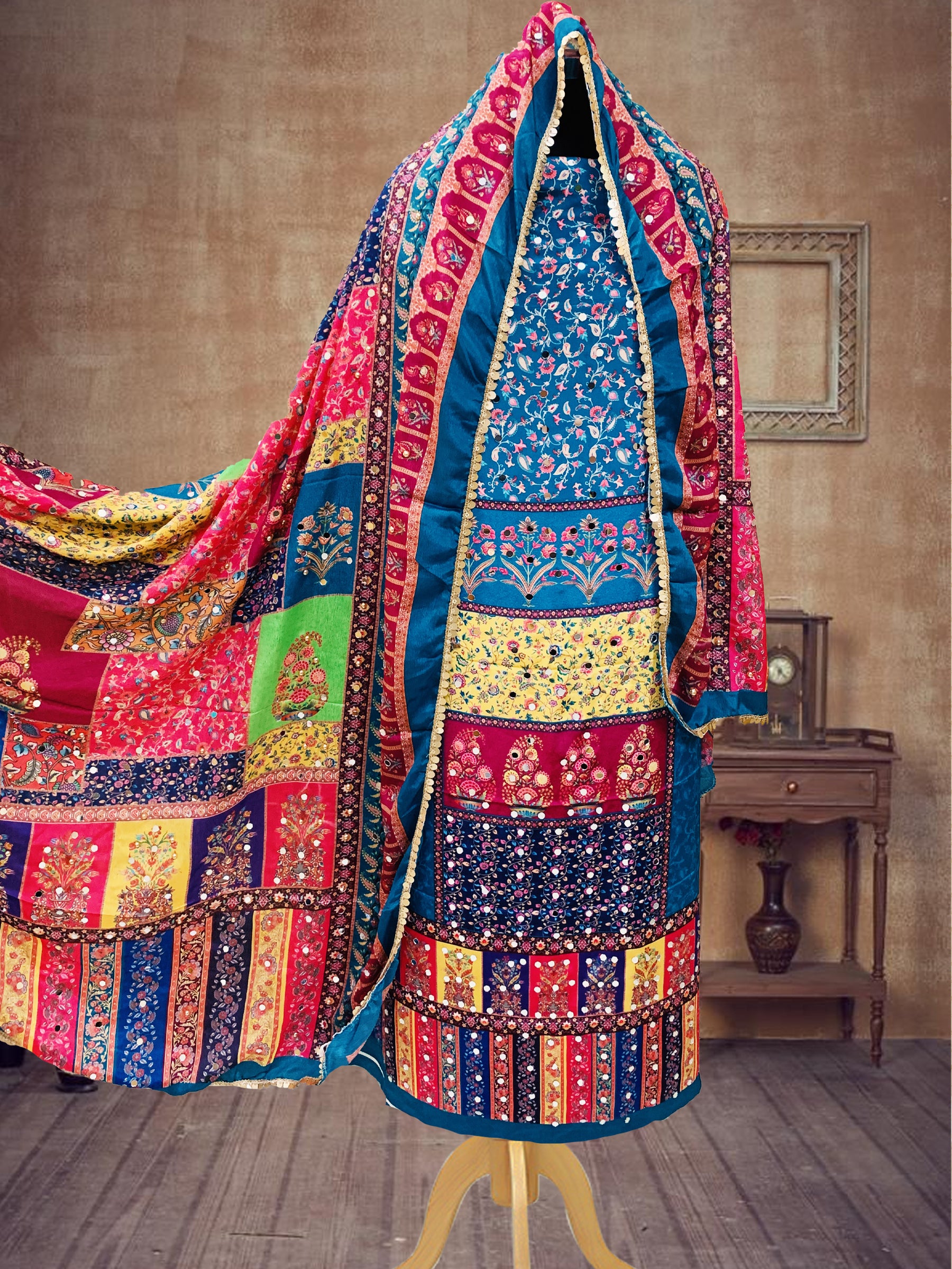 SS Creations Karachi Suit KARACHI BLUE
