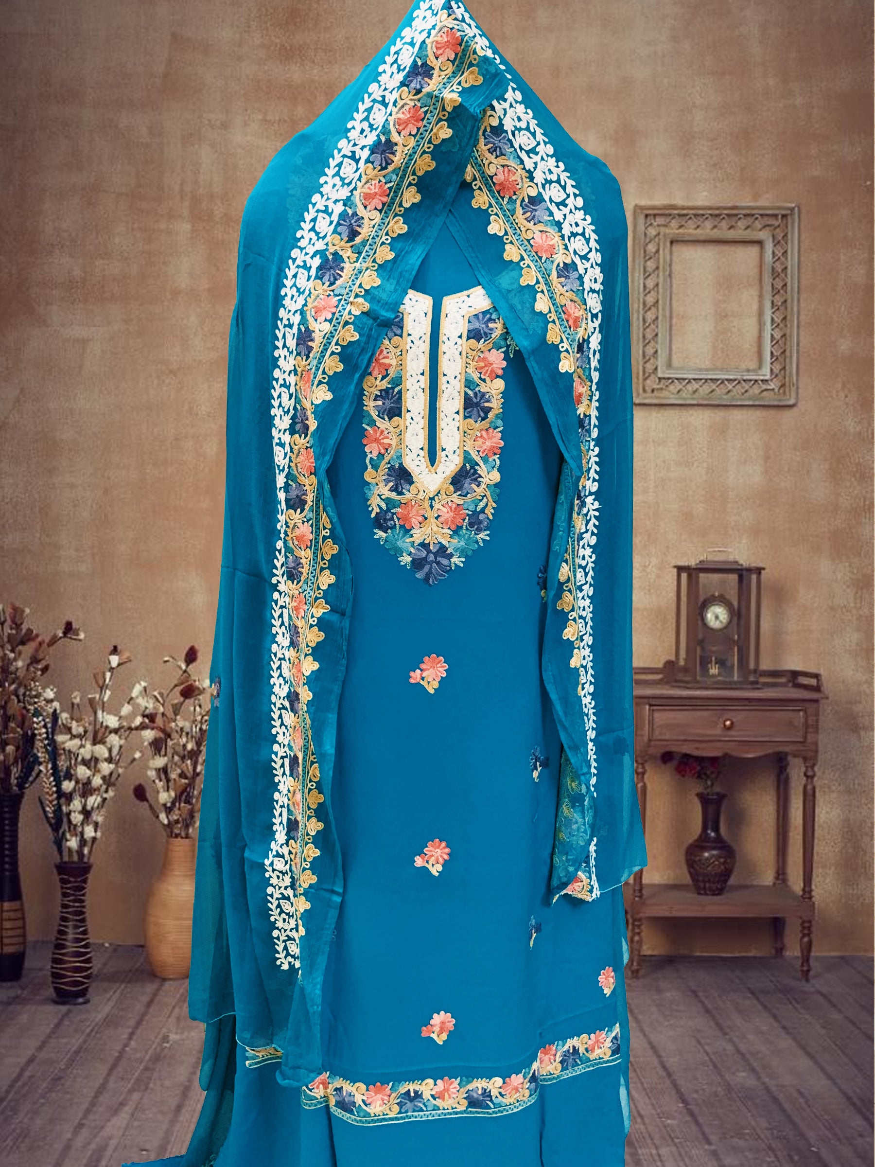 SS Creations Kashmiri Suit SSAPR1405