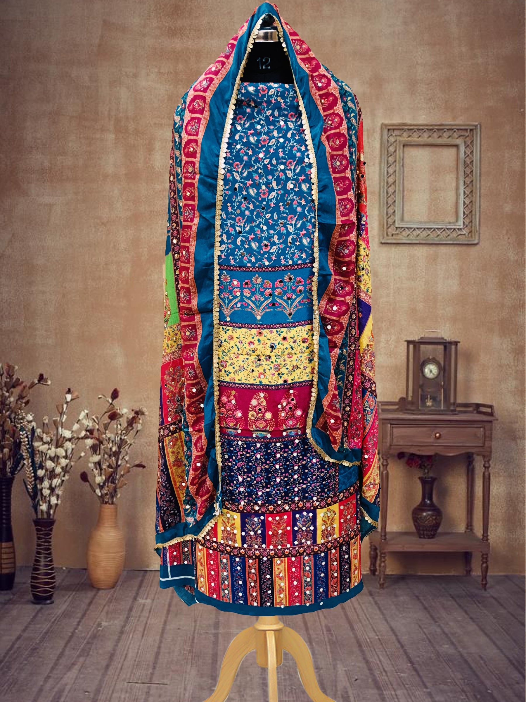 SS Creations Karachi Suit KARACHI BLUE