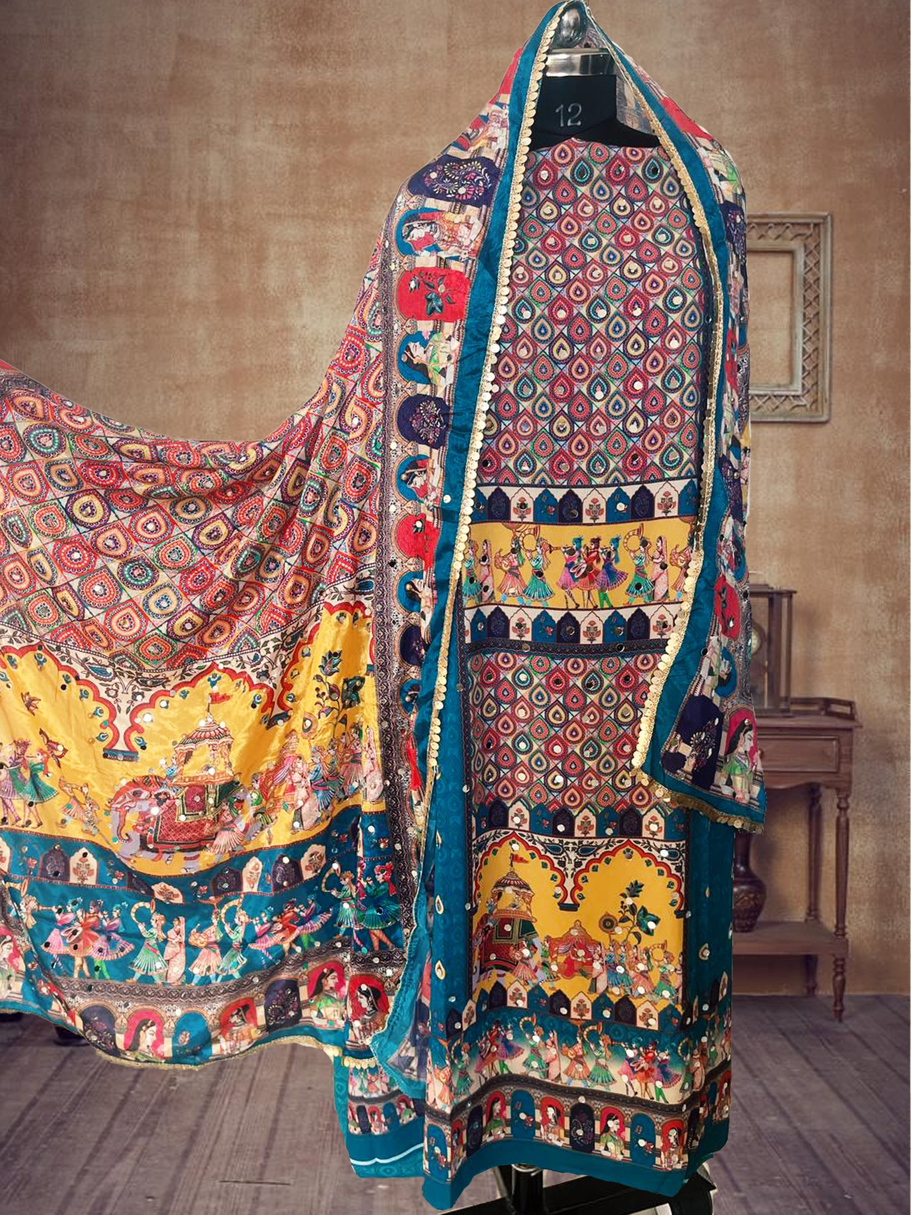 SS Creations Karachi Suit SSAPR1345